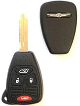 Chrysler Remote Head Key Shell 4 Button Removable Blade Top Quality USA ... - £4.63 GBP