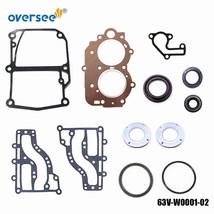 63V-W0001-01-0 Lower Unit Gasket Kit For 9.9HP 15HP Parsun Hidea Yamaha Outboard - £30.44 GBP
