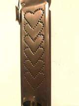 New Heart Candle sconce in Antiqued Brass image 6