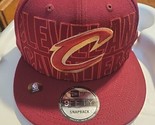 Cleveland Cavs New Era Snapback Adjustable Draft Hat - £22.41 GBP