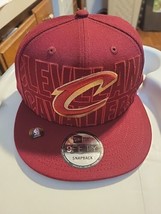 Cleveland Cavs New Era Snapback Adjustable Draft Hat - £22.76 GBP