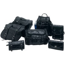 7pc Rock Design Genuine Buffalo Leather Motorcycle Luggage Set - $3,043.31 MXN