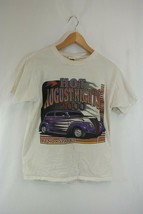 Hot August Nights 2000 Reno Sparks Hot Rod Tee Shirt M Medium White Lofteez - $19.24