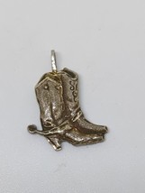 Vintage Sterling Silver 925 Cowboy Boots Charm - $14.99