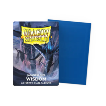 1 pack of 60 Dragon Shield Wisdom Dual Matte Japanese Sized Card Sleeves - $13.71