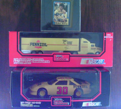 Michael Waltrip #30 Pennzoil Racing Champions -Transporter Car Card - MIB - £15.65 GBP