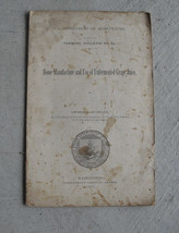 Vintage 1903 Booklet - Home Manufacture and Use of Unfermented Grape Juice - $17.82
