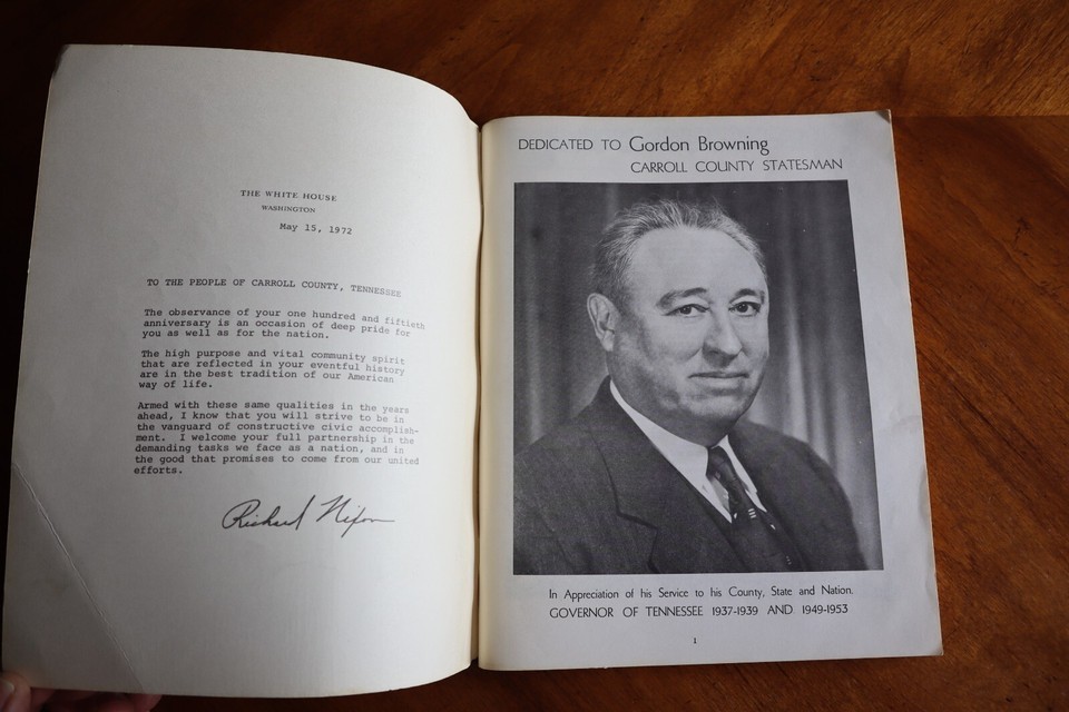 Caroll County Tennessee History 1822 1972 150th Sesquicentennial Booklet Illustr Item image 4