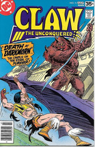 Claw The Unconquered Comic Book #11 DC Comics 1978 VERY FINE- - £2.99 GBP