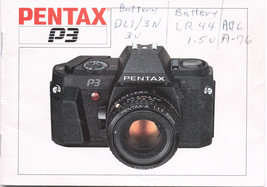 PENTAX P3 OPERATING MANUAL INSTRUCTIONS BOOK ENGLISH JAPAN 569899 1985 - £3.87 GBP
