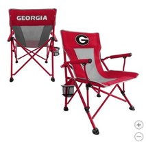 Georgia Bulldogs Hard Arm Chair Red NCAA Tailgating Camping Cup Holder - $1,854.00 MXN
