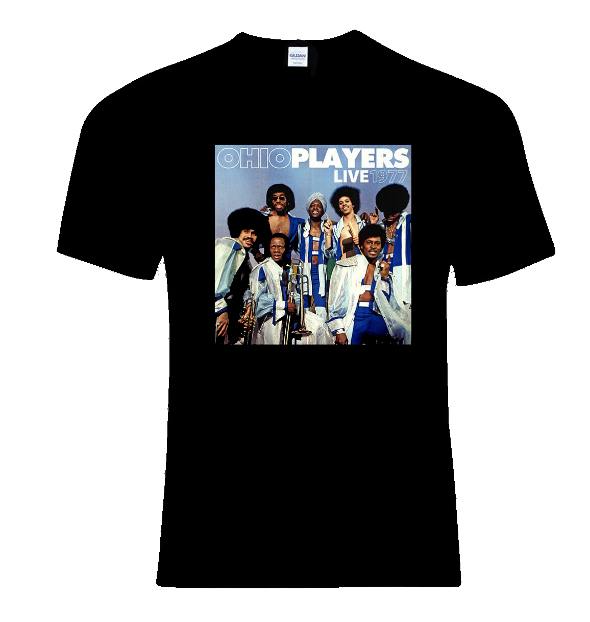 OHIO PLAYERS 1977 Black T-shirt - $19.99 - $25.99
