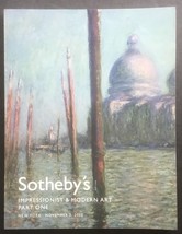 Sotheby&#39;s Catalog Impressionist &amp; Modern Art Part One NY November 2 2005... - £15.73 GBP
