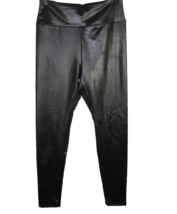 Wild Fable Women&#39;s Black Leather Look Leggings Pleather Faux Leather Size Small - £15.68 GBP