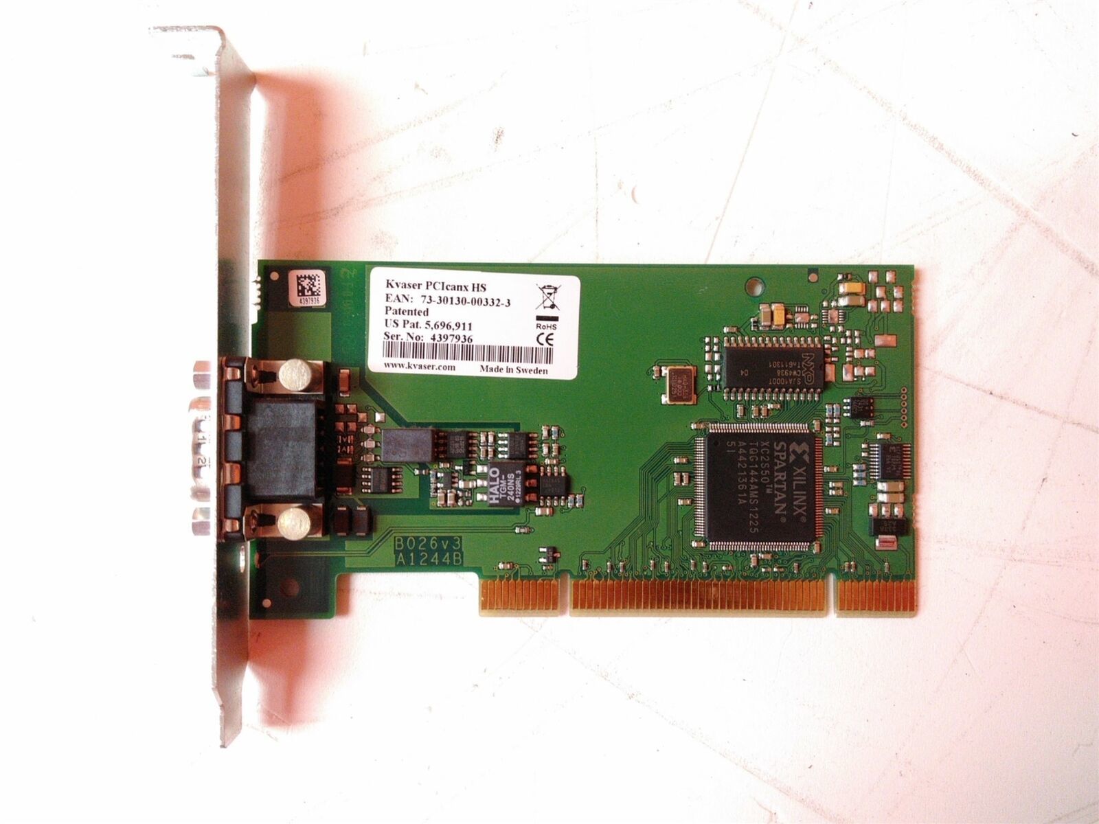 Kvaser PCIcanx HS 73-30130-00332-3 PCI Serial Card AS-IS for Repair - $66.27