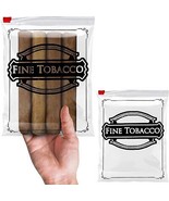 Plastic Zip Bags Pack of 100 Slider-Top Seal “Fine Tobacco&quot; 8.5x10, 4 Mil - £30.89 GBP