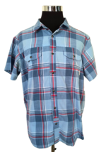 Columbia Shirt Men&#39;s Size XL Pearl Snap Closure Multicolor Plaid 100% Cotton - £14.53 GBP