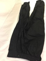 Black Bear Men Sweatpants  Black Small Zipper Zipped Up  Bin 33 #1 - £5.44 GBP