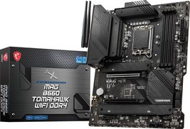 MSI MAG B760 Tomahawk WiFi DDR4 Gaming Motherboard (Supports 12th/13th/ 14th Gen - £211.22 GBP+