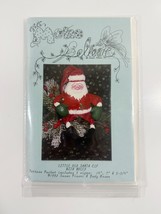 Let&#39;s Make Believe Little Old Santa Elf With Holly Pattern - $10.88