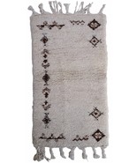 Alfombra anejo Marroquí Berber hecho a mano 69cm x 137cm 1970s - 1C820 - $1,233.77 CAD