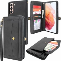 Case For Samsung Galaxy S21+/Plus 6.7&quot; PU Leather Wallet Case Cover w/Ca... - $7.91