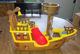 Jake and the Neverland Pirate Bucky Ship Boat Mattel. Read 16 X 11 With Slide - £10.94 GBP