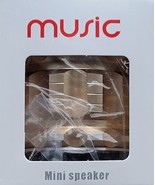 S28 MINI BLUETOOTH RECHARGEABLE WIRELESS STEREO SPEAKER AUX TF FM GOLD - $37.57 CAD