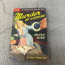 Murder By Latitude Mystery Paperback Book by Rufus King Popular Library 1930 - £5.69 GBP