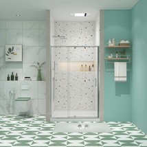 71&quot;H x 50-54&quot;W Pivot/Sliding Glass Shower Door - $460.99