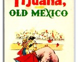 Large Letter Greetings Bull Fight Matador Tijuana Mexico Chrome Postcard... - $2.92