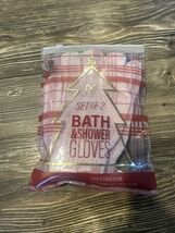 Mayim Set Of 2 Exfoliating Bath And Shower Gloves. Pink. Deep Cleaning. ... - €7,58 EUR