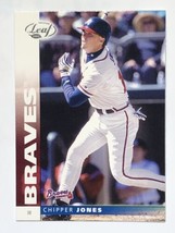Chipper Jones 2002 Leaf #56 Atlanta Braves MLB Baseball Card - £0.93 GBP