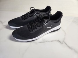 PUMA Fusion Grip Golf Shoes 377527-02 Black/Silver Men&#39;s size 15 - £50.55 GBP