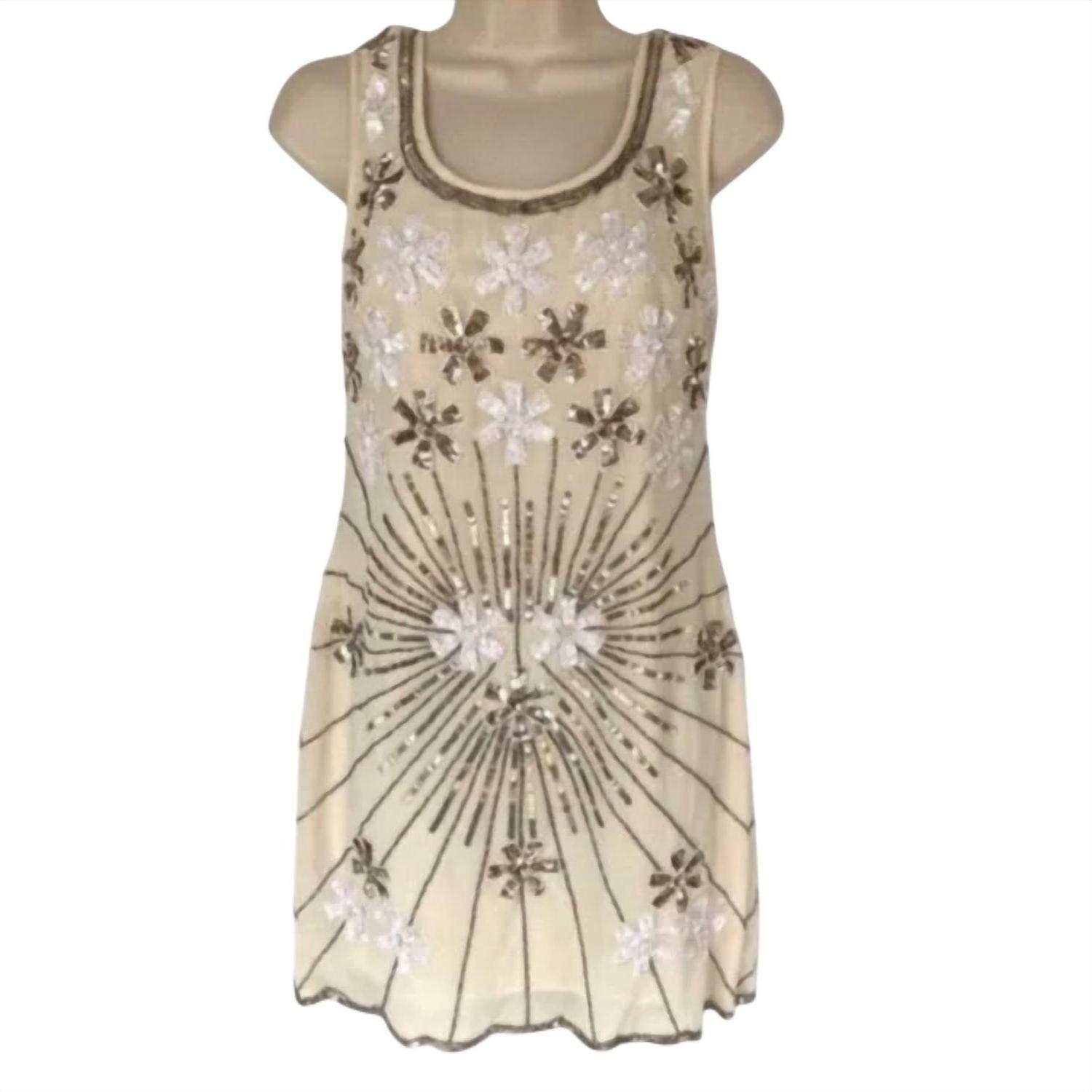 Asos Maya Sequin Beaded Dress Size 4P - $95.04