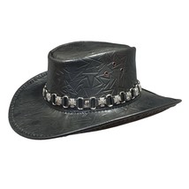 Bounty Hunter Black Leather Hat - $295.00