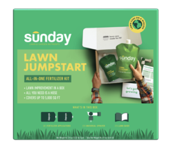 Sunday Lawn Jumpstart All-In-One Lawn Fertilizer Kit - $48.95
