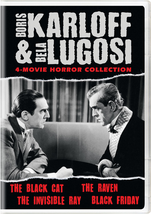 Boris Karloff &amp; Bela Lugosi 4-Movie Horror Collection [DVD] - $424.24 MXN