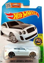 Hot Wheels 2016 HW Exotics Bentley Continential Supersports 77/250, White - $23.23