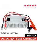 DC 8-36V 12V/24V to 14.5V 8A Buck Boost Converter Booster Boat Battery C... - $70.53 CAD