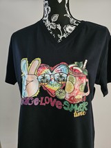 Woman Peace and Love Summer Time Graphic T Shirt Design   - £15.81 GBP