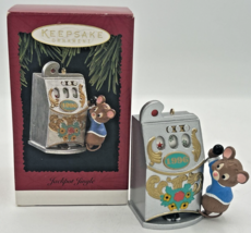 Hallmark Keepsake Ornament Jackpot Jingle Slot Machine Ornament 1996 U74 - £11.76 GBP