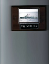 USS INGRAHAM PLAQUE FFG-61 NAVY US USA MILITARY GUIDED MISSILE FRIGATE SHIP - $3.95
