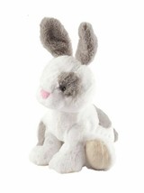 NWT Carters Plush Toy Stuffed Animal Lovey White Patch Bunny Rabbit East... - $20.89