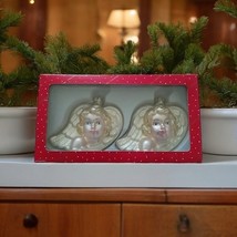 Vintage Mint Dillard's Trimmings Blown Glass Angels Ornaments 6"x5" W/ B... - $527.86 MXN Vintage Mint Dillard's Trimmings Blown Glass Angels Ornaments 6"x5" W/ B... - $527.86 MXN