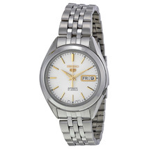 Seiko Men&#39;s SNKL17 Stainless Steel Analog with Silver Dial Watch - $139.00