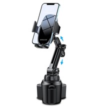 [Upgraded Version Cup Phone Holder For Car, Universal Adjustable Long Neck Car P - £44.10 GBP