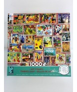 Ceaco - Barbara Behr -Stamps - Art Stamps - 1000 Piece Jigsaw Puzzle Ope... - £8.69 GBP
