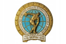 Rare Communist Poland Badge  Enamel Sport Pin Polish - £11.66 GBP