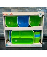 Munchkin 9 PC Splash Toddler Baby No Slip Dining Set Plates Bowls Cups w... - $531.24 MXN
